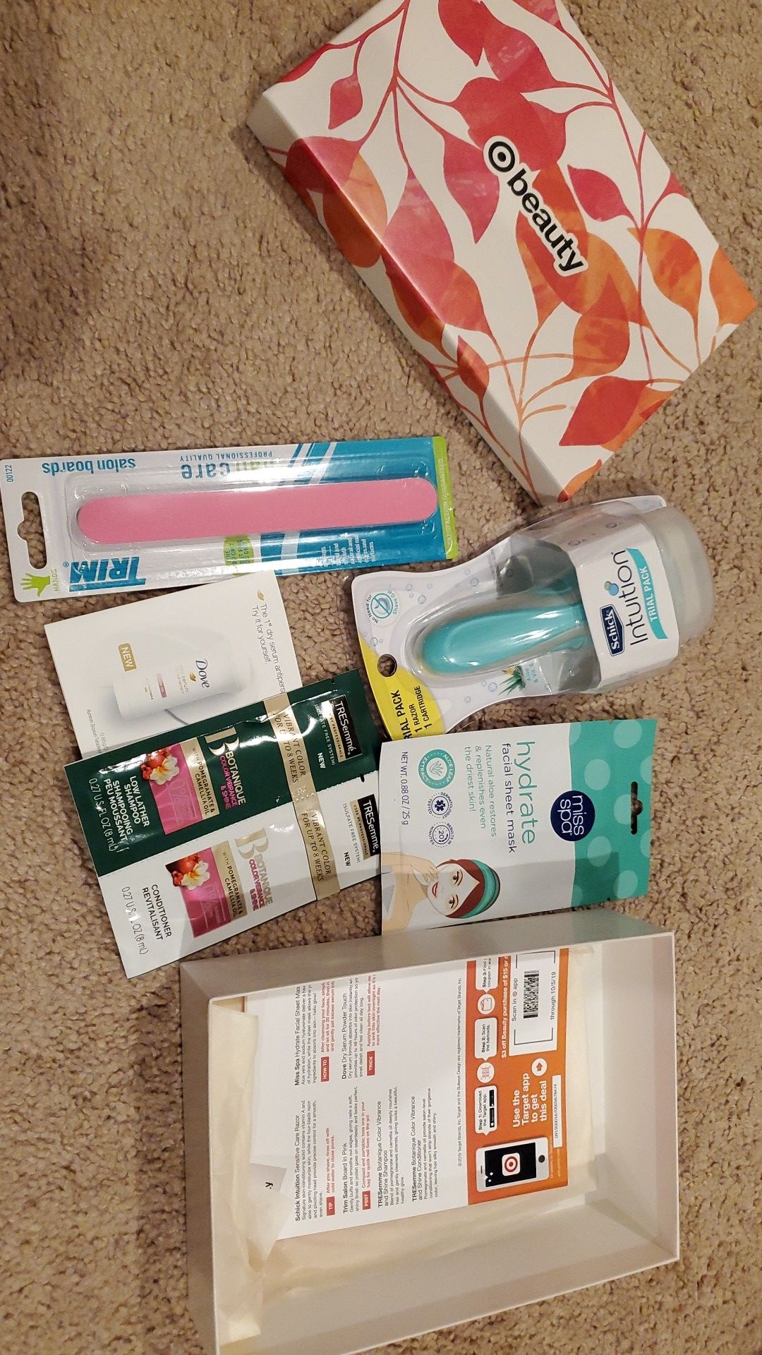 New in wrap! Target Beauty box