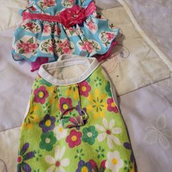 2 Small Dog Su.mer/Spring Outfits