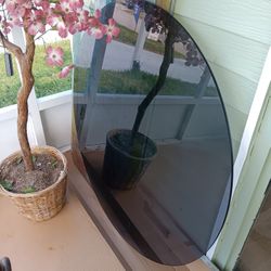 42" Tinted Glass Table Top : Taking Offers