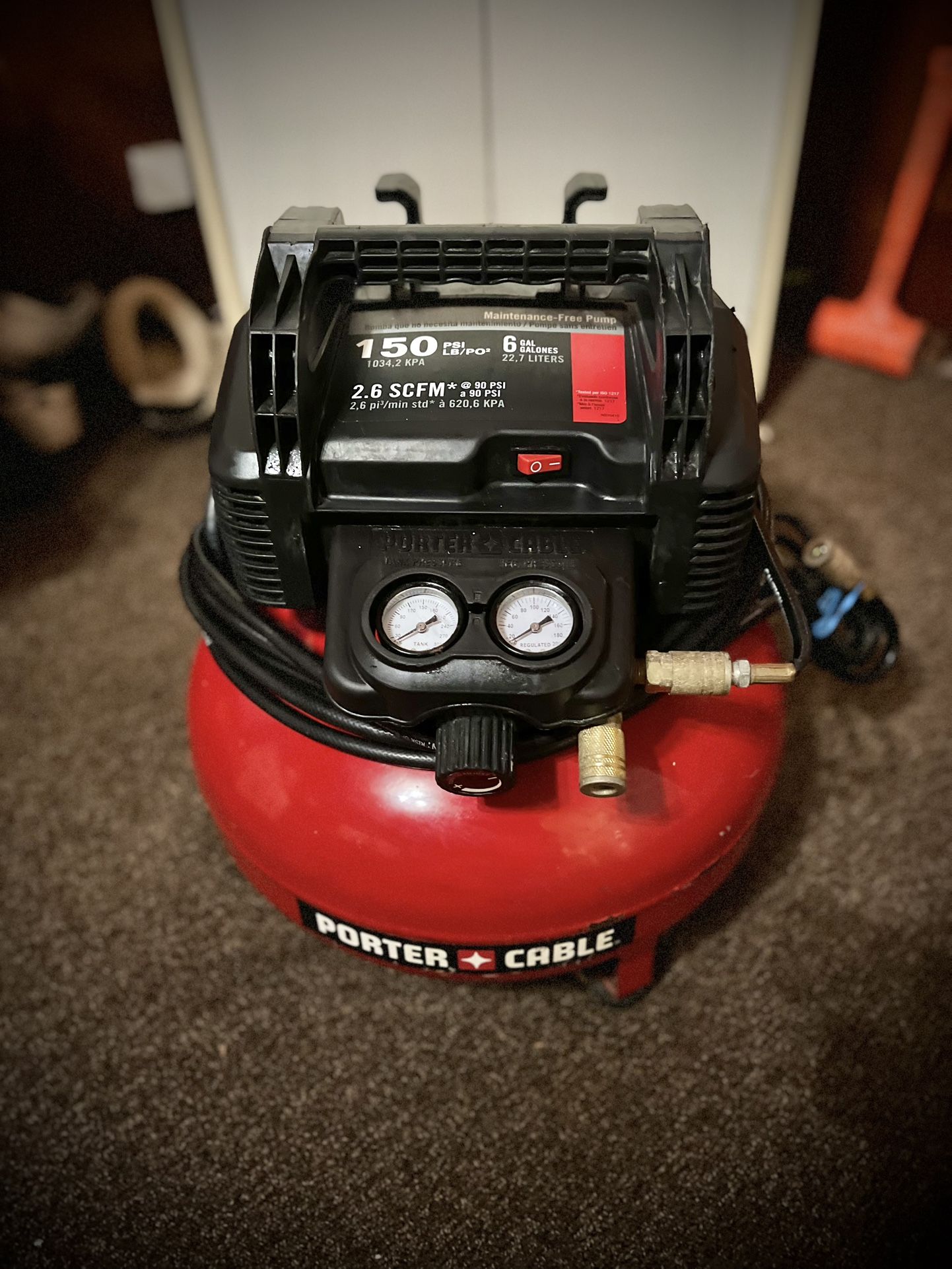 Porter Cable 6gal 150 PSI Air Compressor