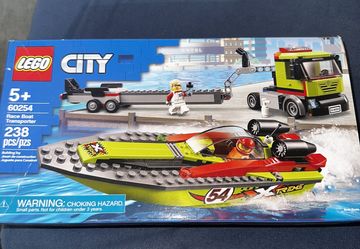 Lego Boat Truck & Trailer 238 Piece