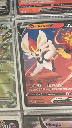 Cinderace V Pokemon Card