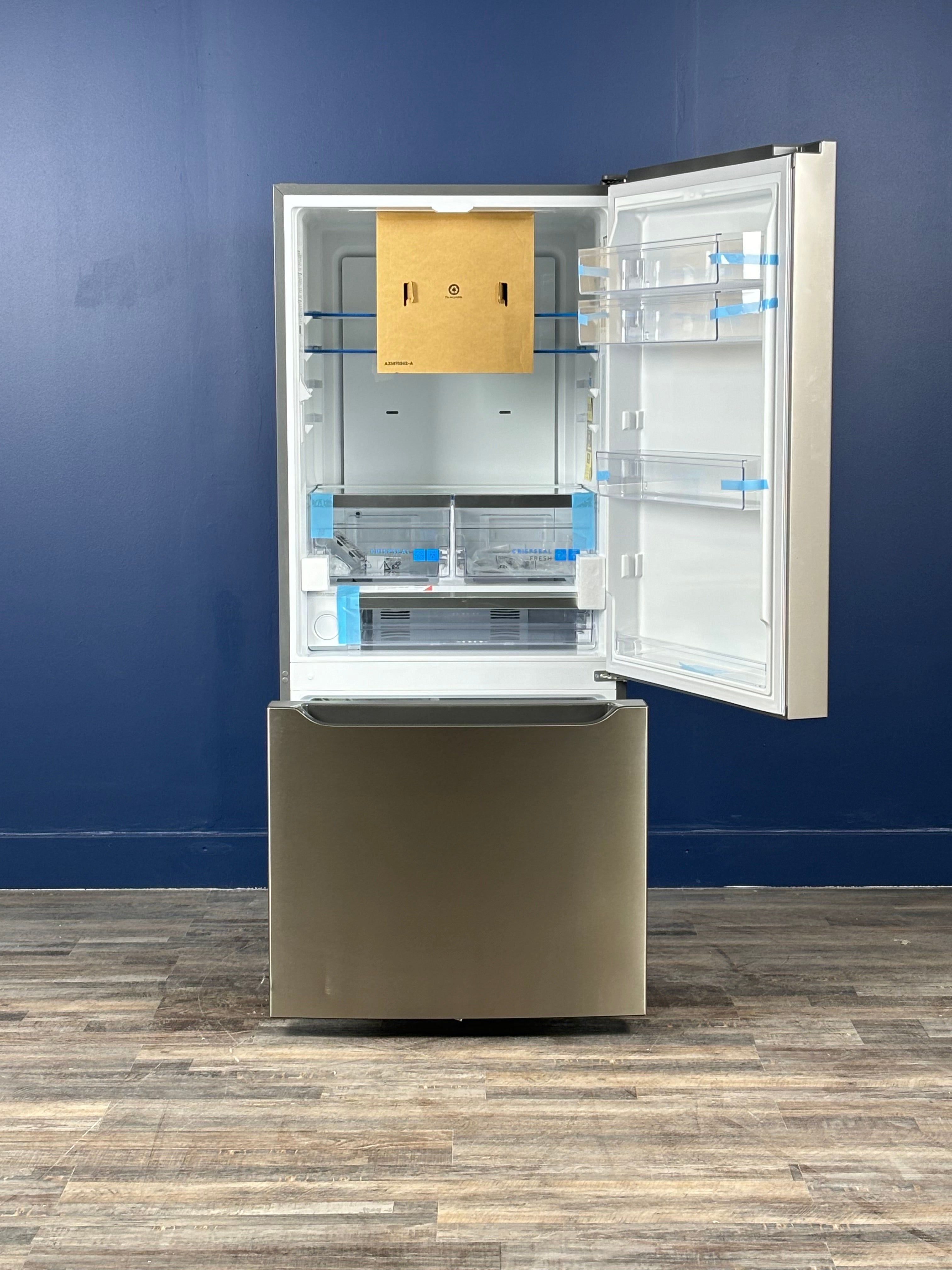 Frigidaire Gallery 30 in. 20.3 cu. ft. Bottom Freezer Refrigerator in Smudge Proof Stainless Steel with Internal Water Dispenser