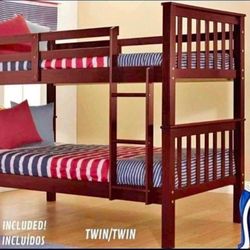 Brand New Twin/Twin Bunkbed For $599