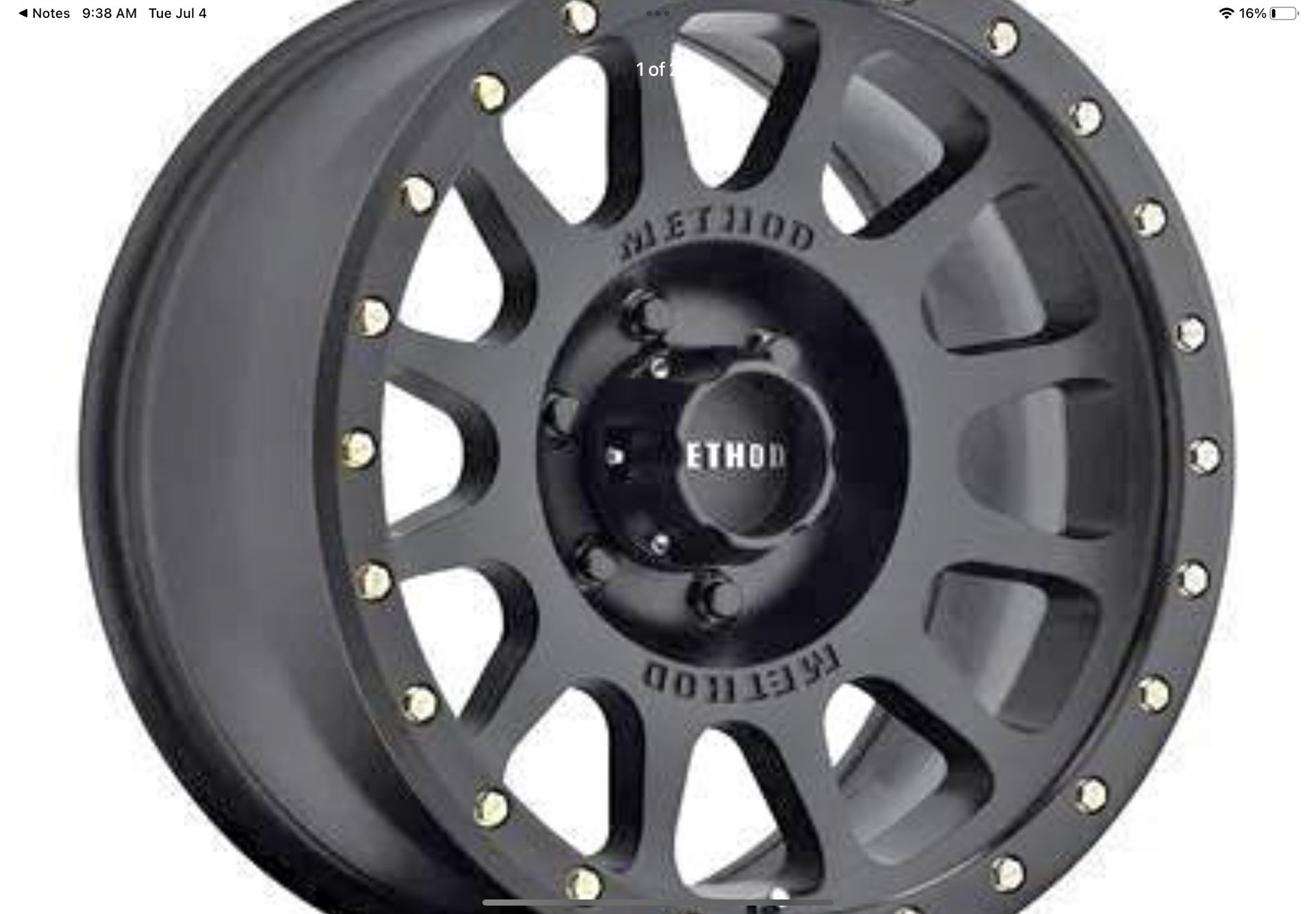 Method Race Wheels 305 NV 17x8.5 Tacoma 4Runner Tahoe Silverado Yukon