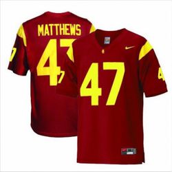 USC Trojans Clay Mathews Jersey Xxl