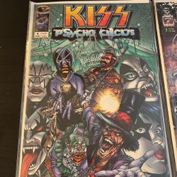 Kiss Psycho Circus Comic Book Signed
