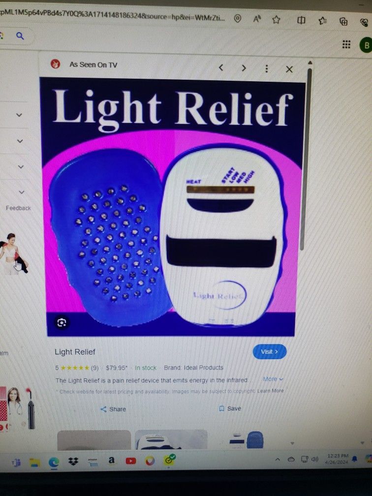 LIGHT RELIEF  LR150 PAIN Relief