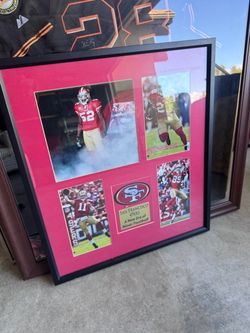 2000s San Francisco 49ers Framed Photo Collage