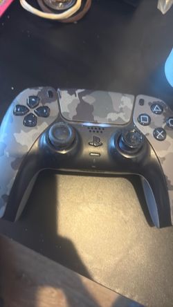 PS5 DualSense Controller Gray Camouflage