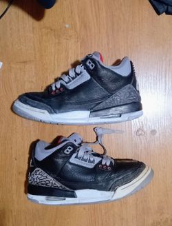 Air Jordan retro 3 black cement