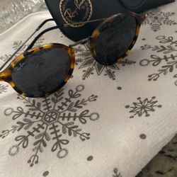 Round Fleck Ray-band Sunglasses