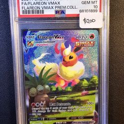 PSA 10 Flareon VMAX Premium Collection 