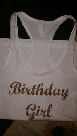 Birthday girl tank