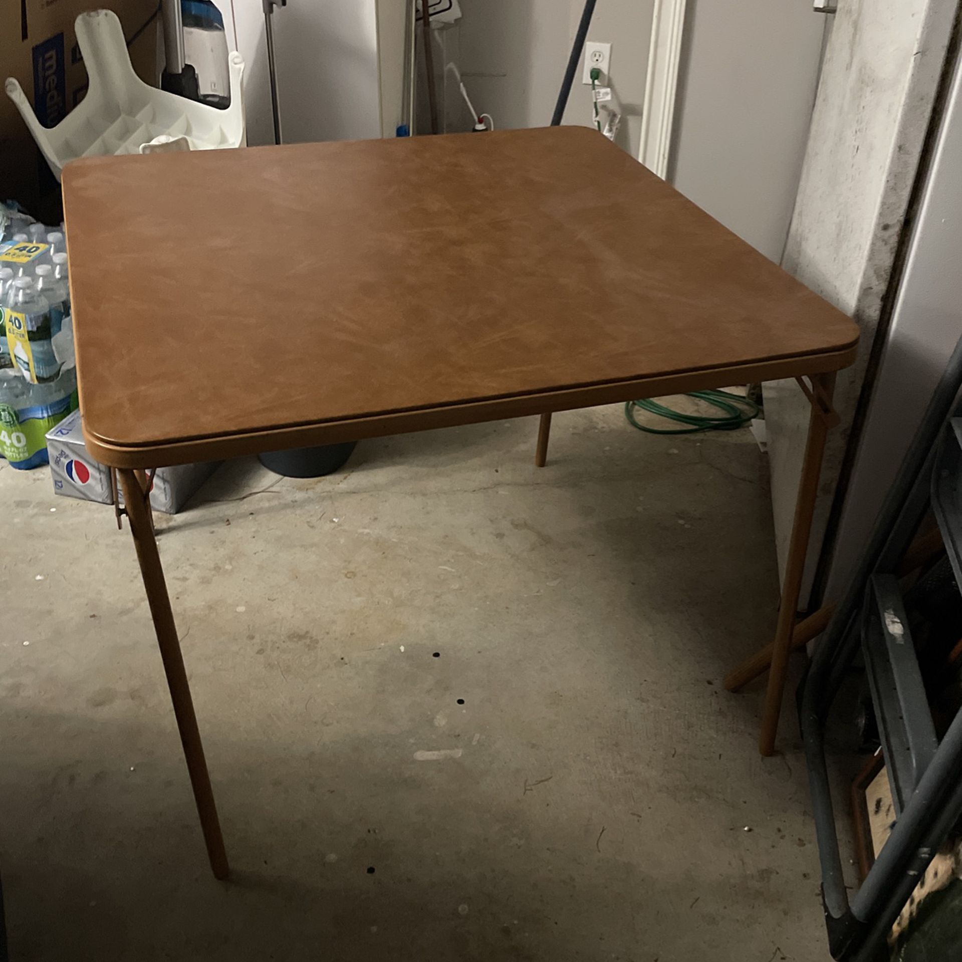 Card Table With 4 Matching Chairs