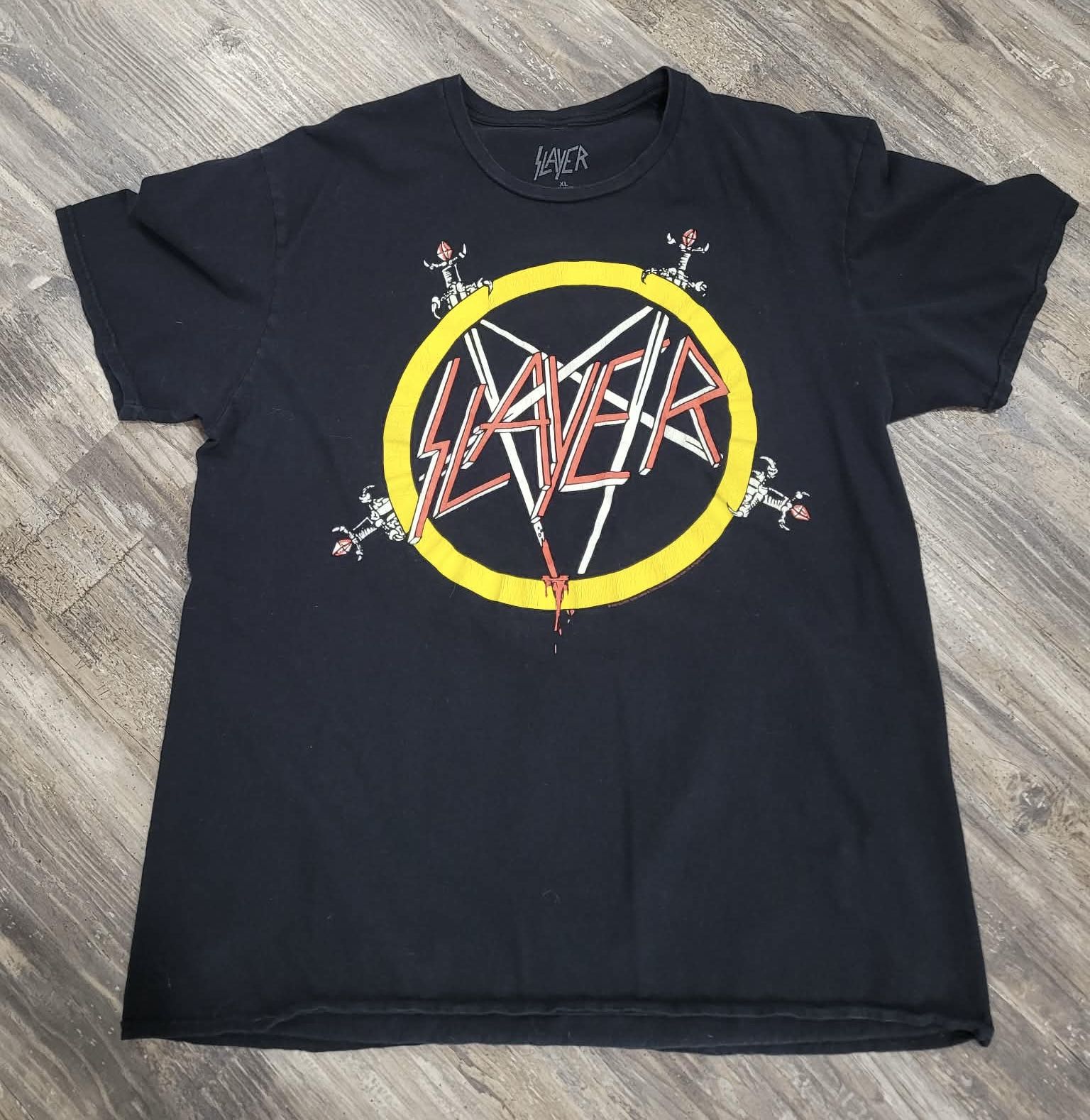 Vintage Slayer album concert record Graphic T-Shirt adult size XL