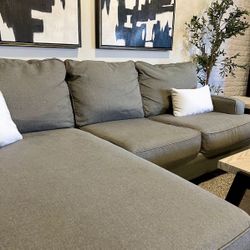 Light Gray Ashley Furniture L-Shape Sectional Sofa
