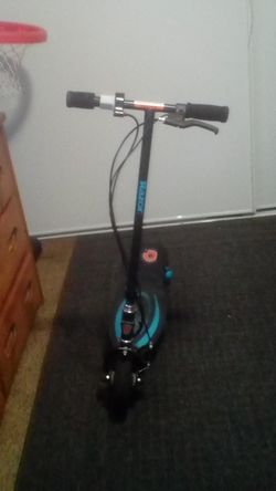 Electric scooter with charger