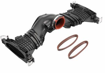 Engine Air Intake Duct with Air Mass Sensors Compatible with Mercedes Benz E350 GL350 ML350 R320 R350 S350 BlueTEC 3.0L Diesel (Replaces 642)