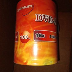 Optimum 100 Pack DVD-R CDs