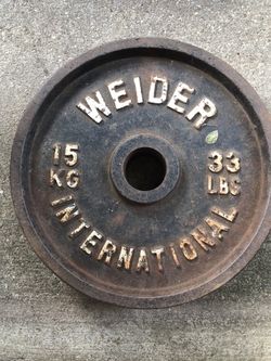 2-33 lbs Olympic style weights