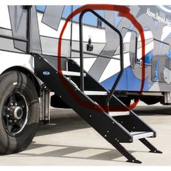 MORryde - STP214-006H 4 Step Handrail for Step Above 1st Generation RV Entry Step
