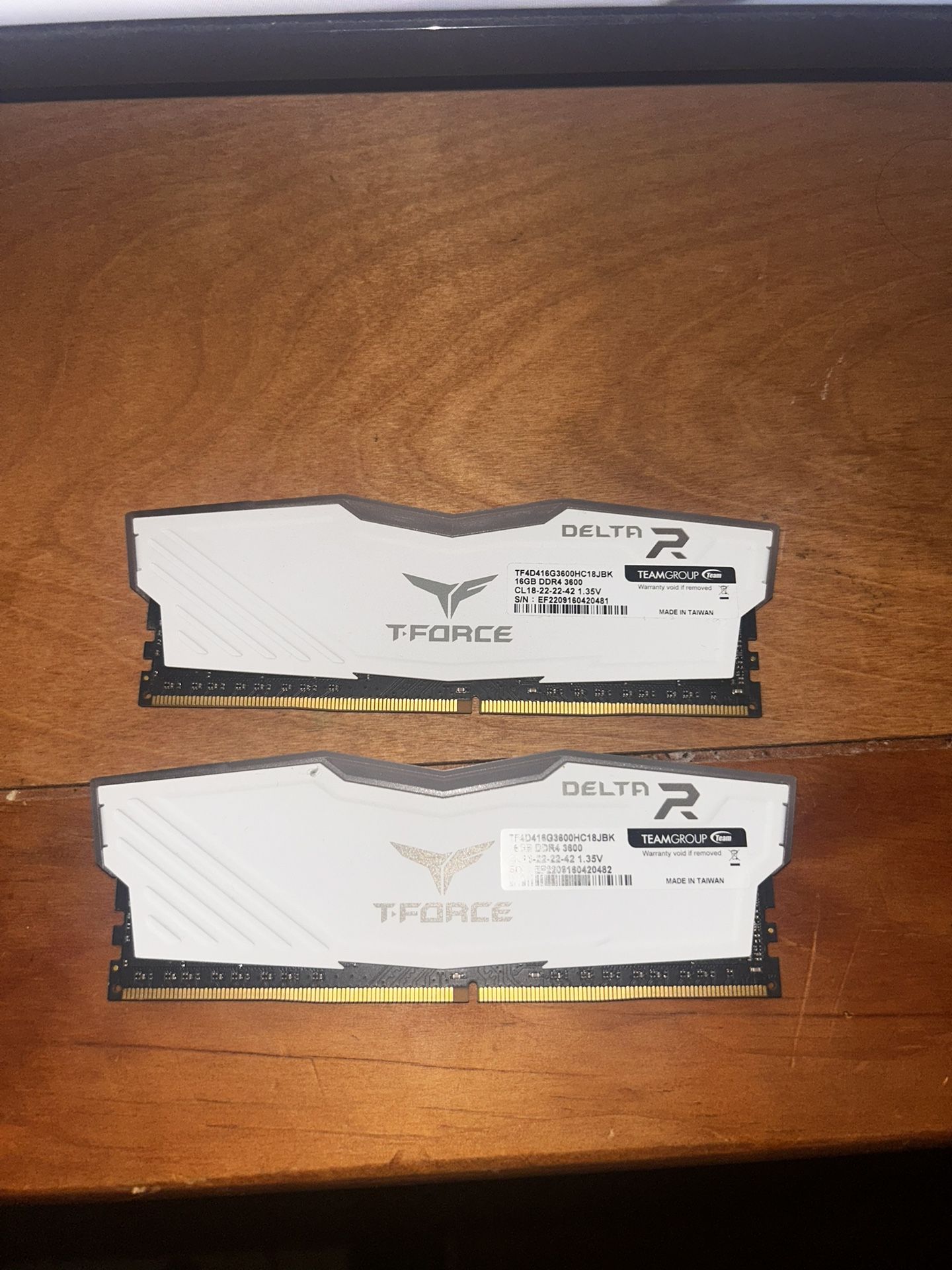 32gb Ram DDR4 3600mhz