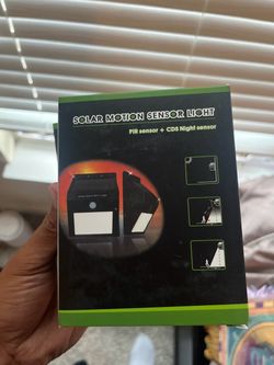 Solar Motion Sensor Wall Light