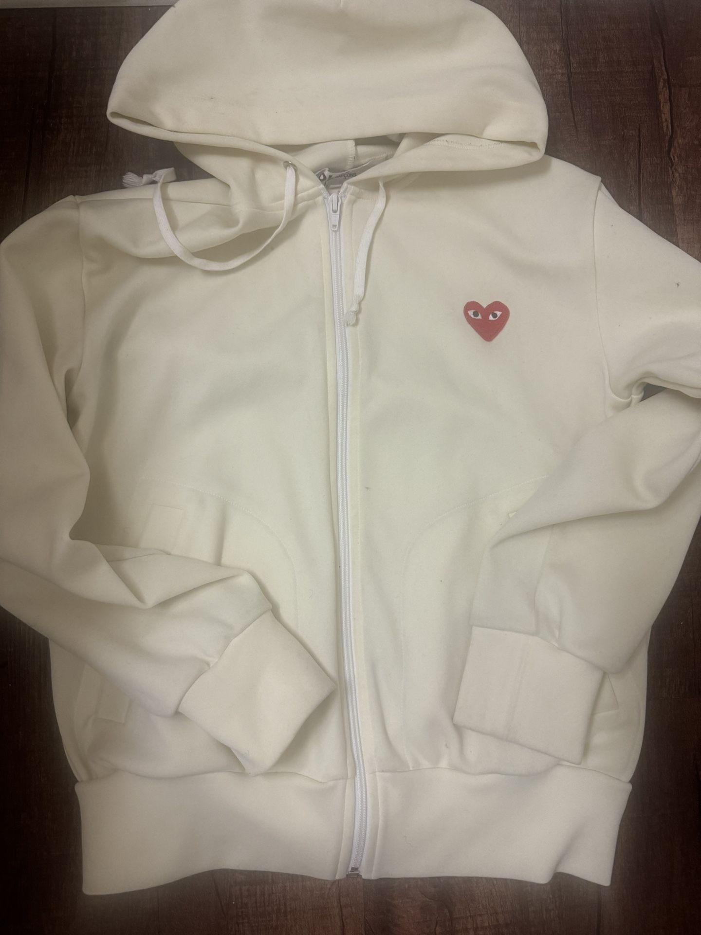 CDG HOODIE YELLOW