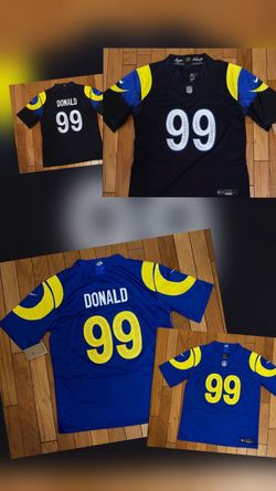 Nike NFL LA Rams Aaron Donald #99 Jersey (Black & white size available S,M,L,XL,2XL, 3XL) (Blue size available Only Small& Medium
