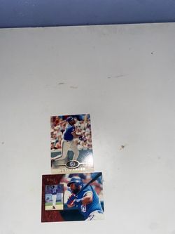 Joe Carter Baseball Card Lot – 2 Cards – Toronto Blue Jays