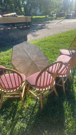 Table and chairs