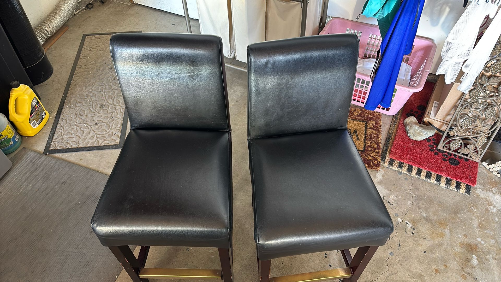 Leather Bar Stools