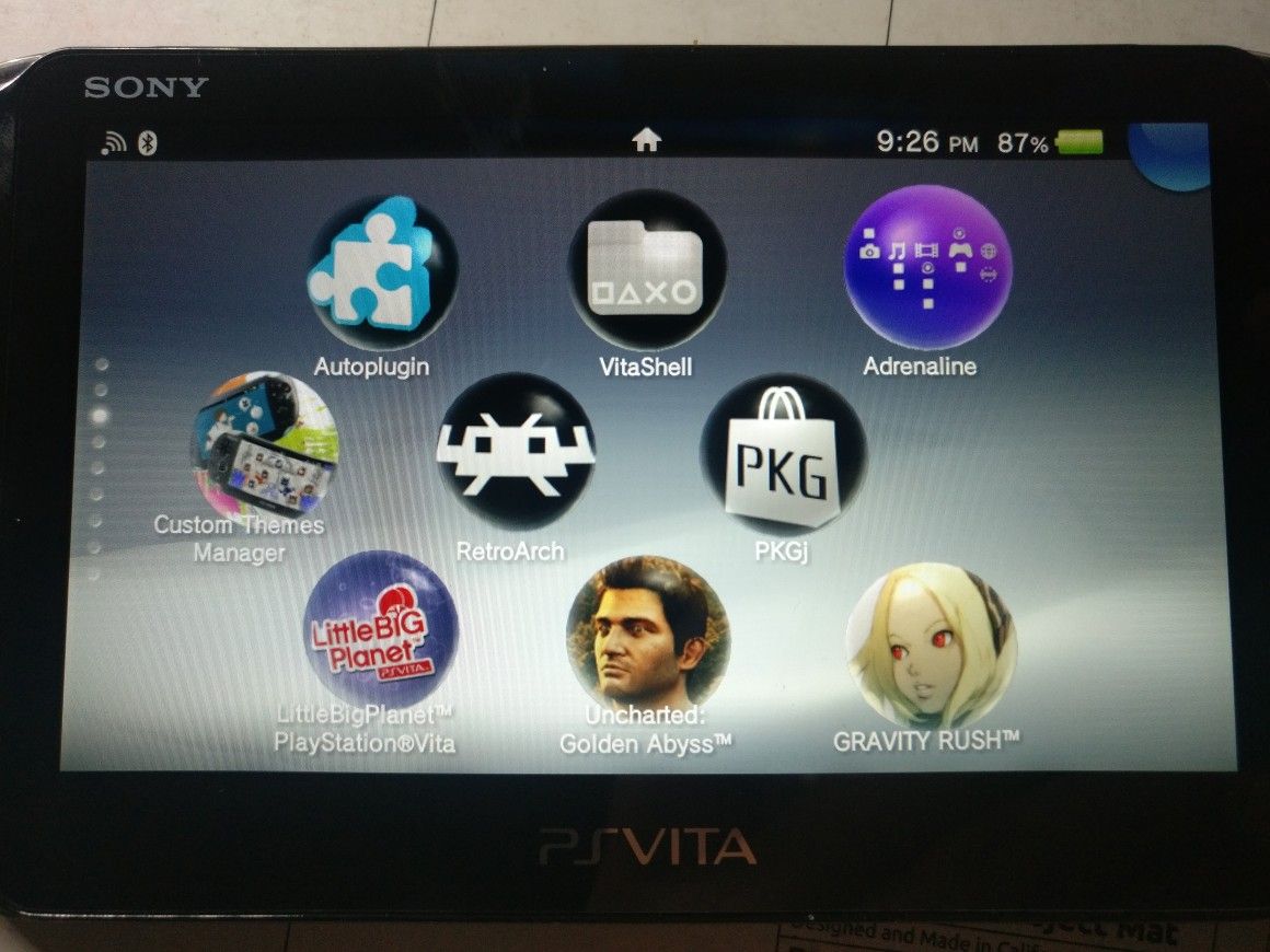 Vita slim modded 256gb memory