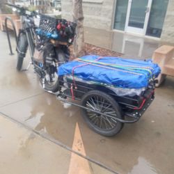Dirwin Pioneer Ebike Motor Doesn't Work Anymore And Two Bike Cargo Trailers 