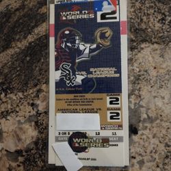 2005 White Sox World Series& Division Tickets