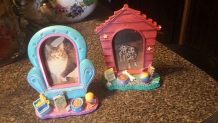 Dog cat pic frames