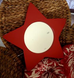 Wall Hanger - Red Star Mirror