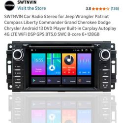 2013 Jeep Wrangler JK Android Radio
