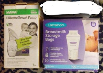 Baby Stuff:  Breast Pump & Breast Milk Storage Bags