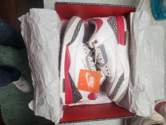Jordan Fire Red 3s Size 10 In Mens Shoes