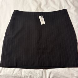 Pin stripe skirt