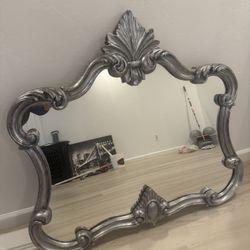 High Quality Antique Large Wooden Mirror 