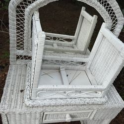 Dresser Mirror And Chair