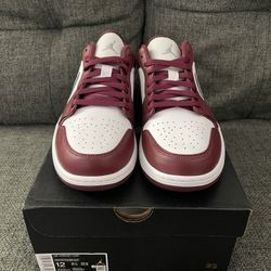Brand New Air Jordan 1 Low Cherrywood Size 12