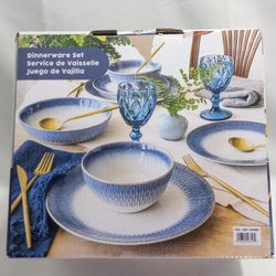 Over&Back  Westpoint Dinnerware Set 16-Piece 
