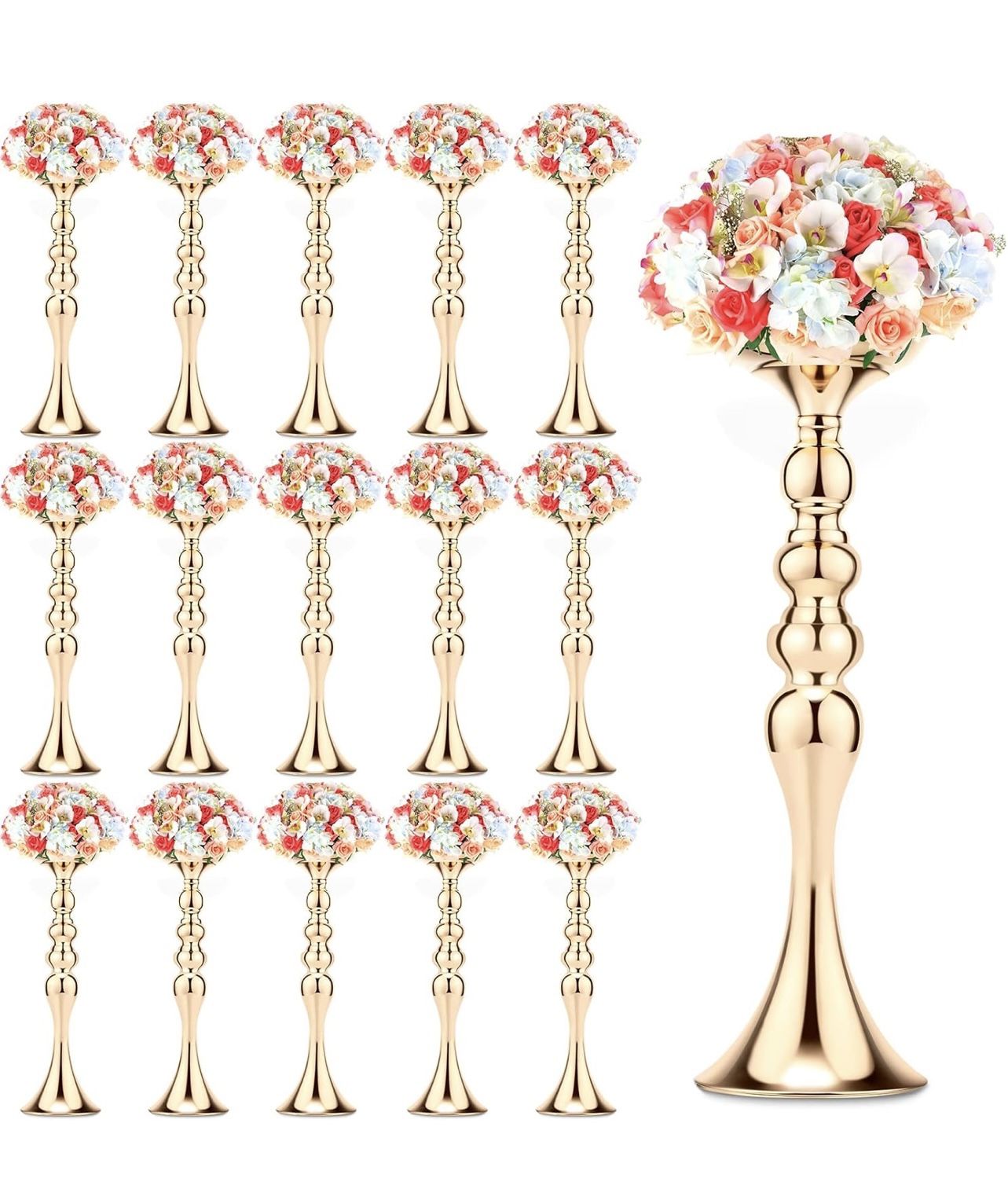 Assembled Gold Vase 16 Pieces