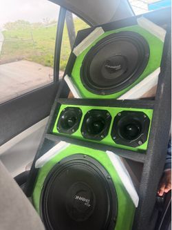 10inch chuchero box ONLY box no speakers or tweeters