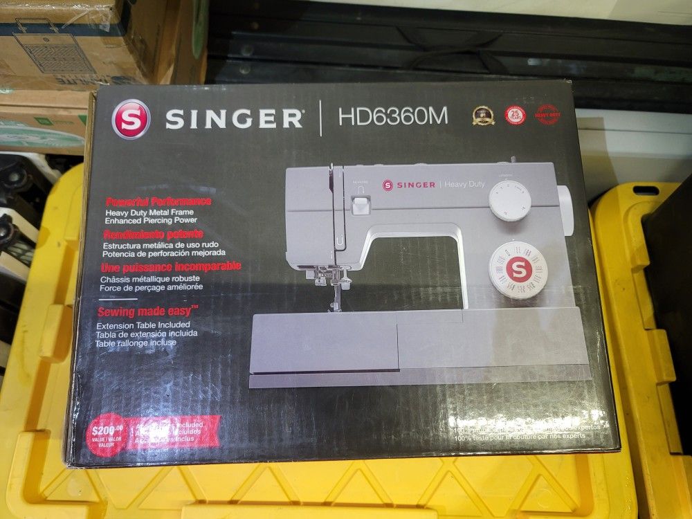 SINGERĀ® Heavy Duty Super Special - HD6360M Sewing Machine with Bonus Extension Table, Packed with Specialty Accessories, Powerful Performance, Great f