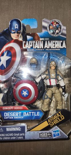 Hasbro Desert Battle Captain America Action Figure